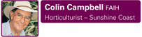 Colin Campbell subTropical Gardening magazine