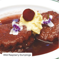Wild Raspberry Dumplings
